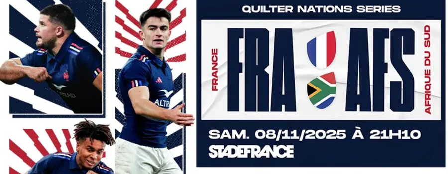 Prochain grand évènement : France / Afrique du Sud